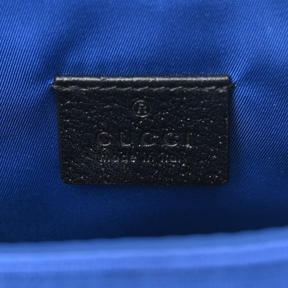 Gucci Econyl Nylon Monogram Off The Grid Messenger Bag Orient Blue Black 6 of 11
