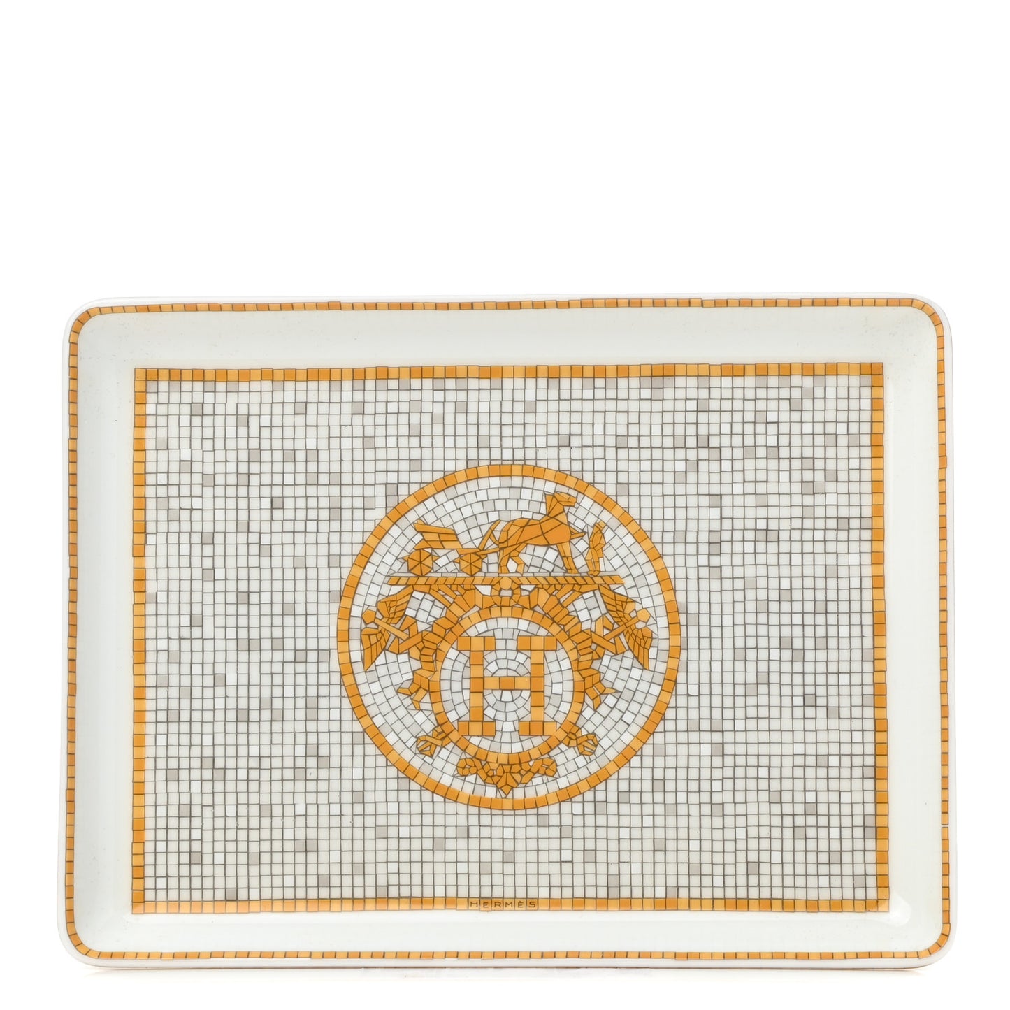 Porcelain Mosaique au 24 Gold Sushi Plate