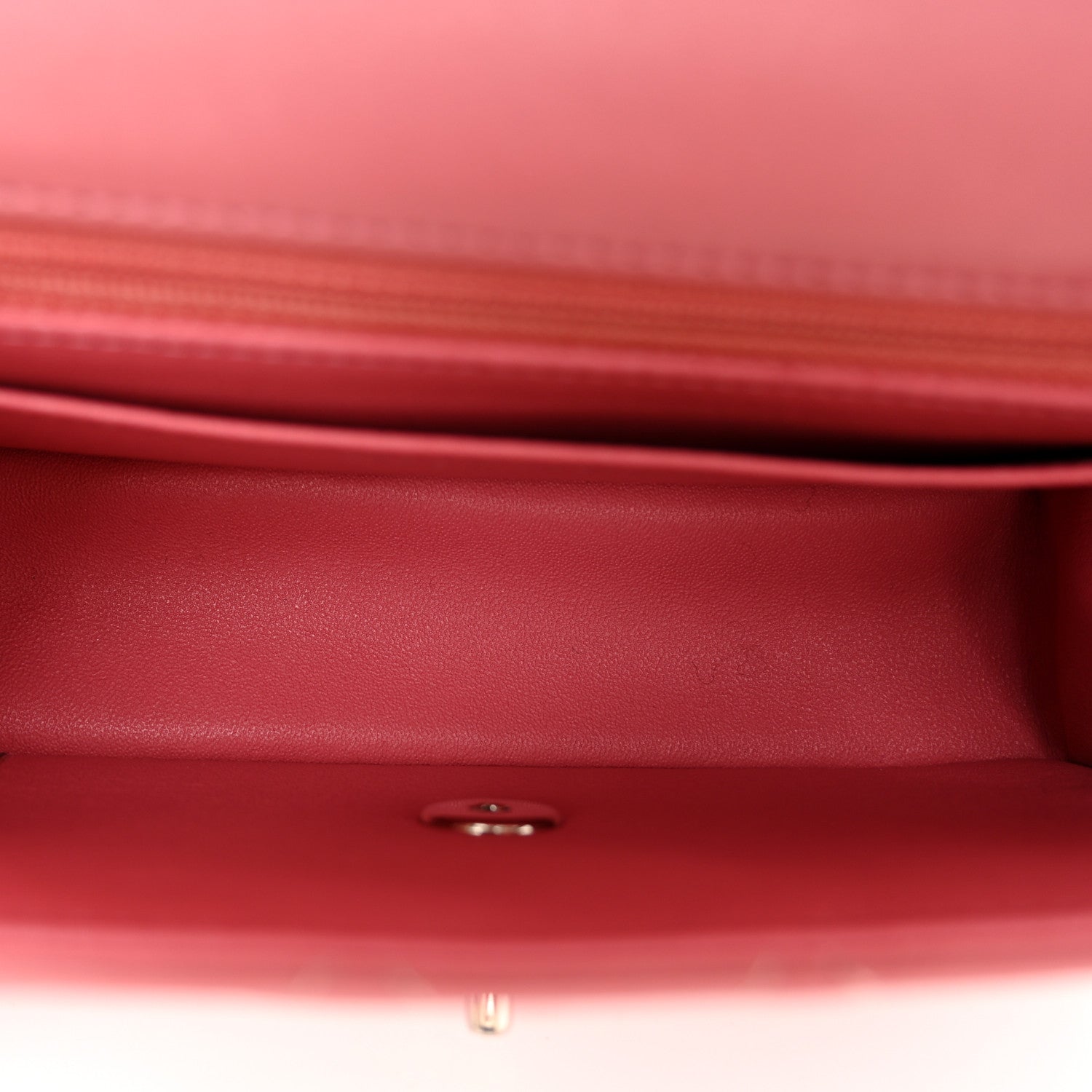 Chanel Lambskin Quilted Mini Rectangular Flap Pink 5 of 10