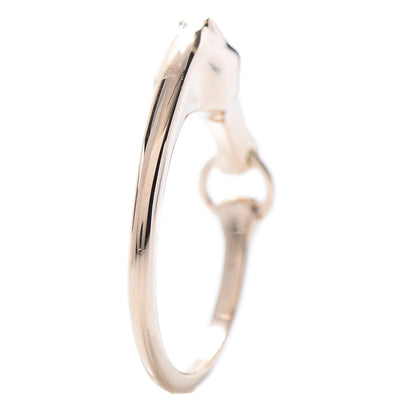 Hermes 18K Rose Gold Diamond TPM Galop Ring 51 5.75 3 of 9