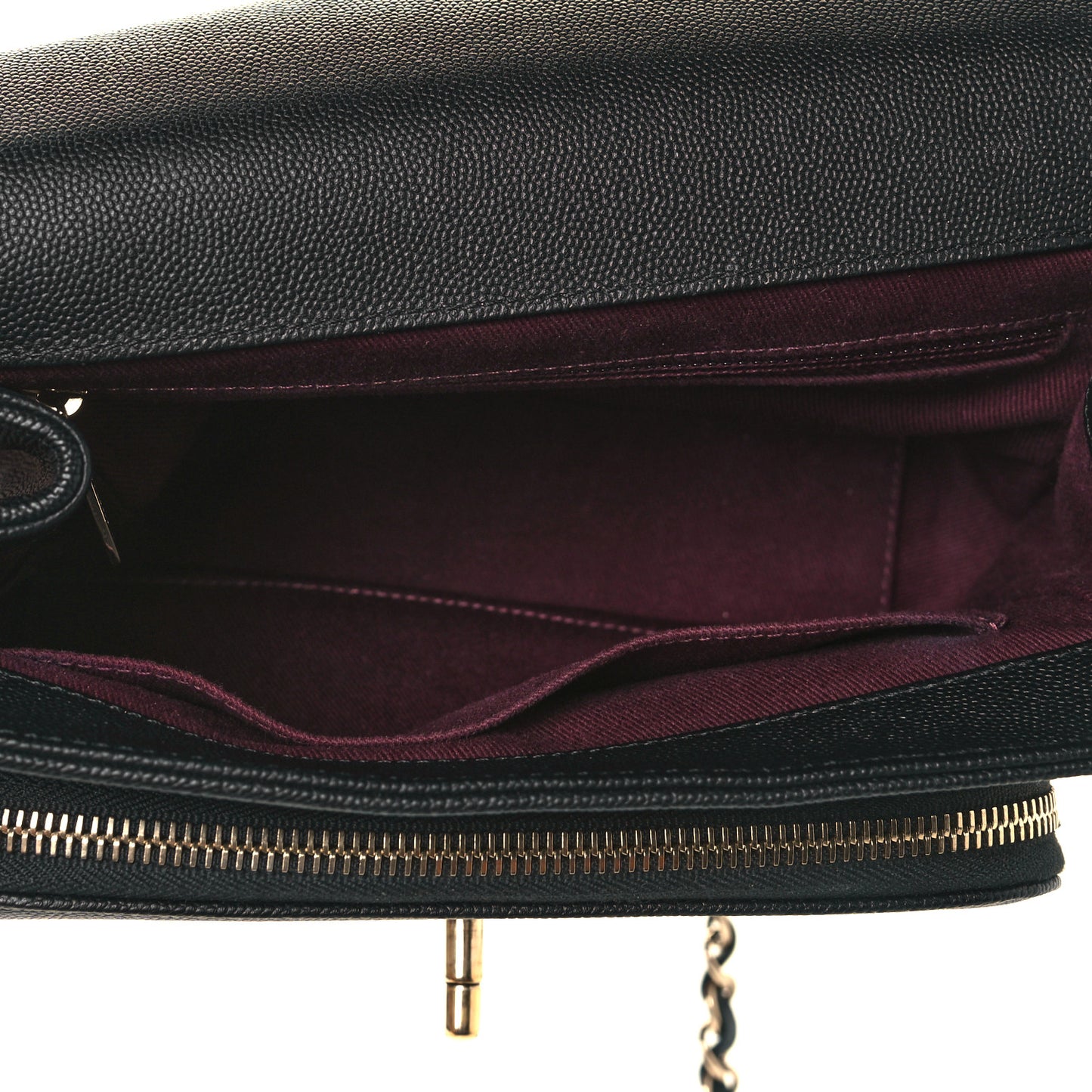 Caviar Quilted Medium Business Affinity Flap Black