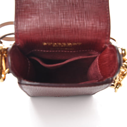 Burberry Prorsum Grainy Calfskin Oblong Belt Bag Burgundy 9 of 9