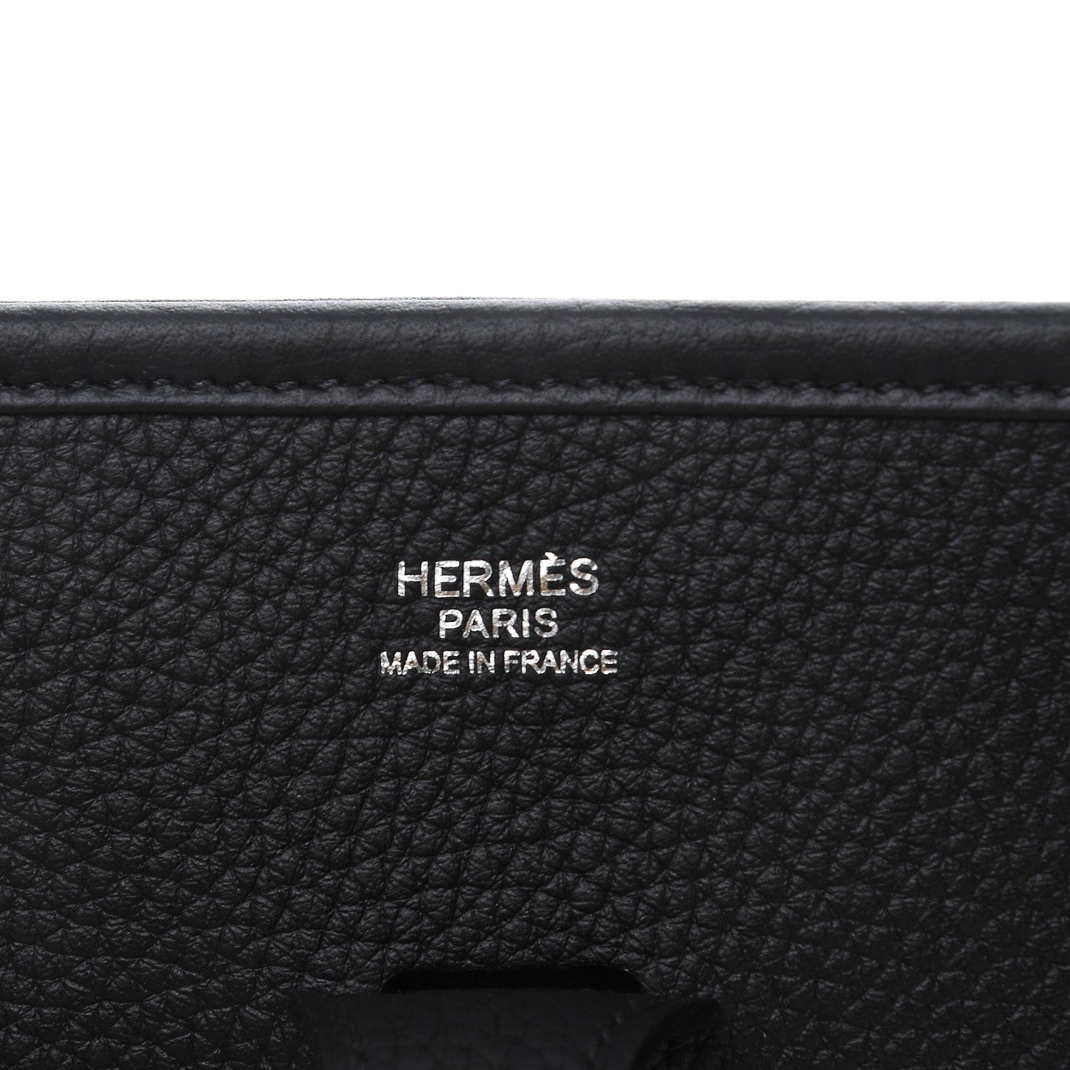 Hermes Taurillon Clemence Evelyne III PM Black 6 of 7
