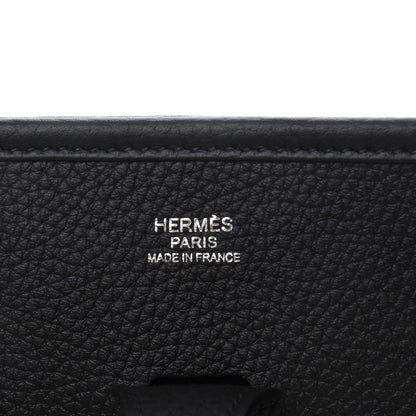 Hermes Taurillon Clemence Evelyne III PM Black 6 of 7