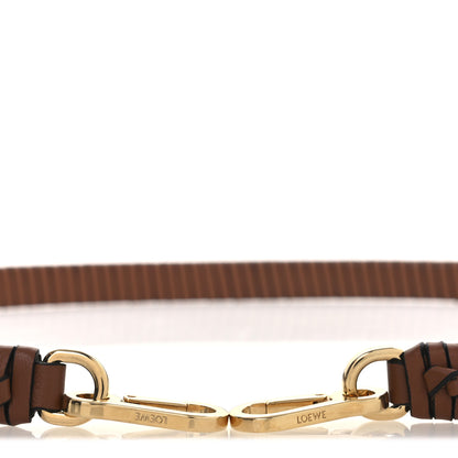 Loewe Calfskin Spiral Woven Strap Pecan 4 of 7