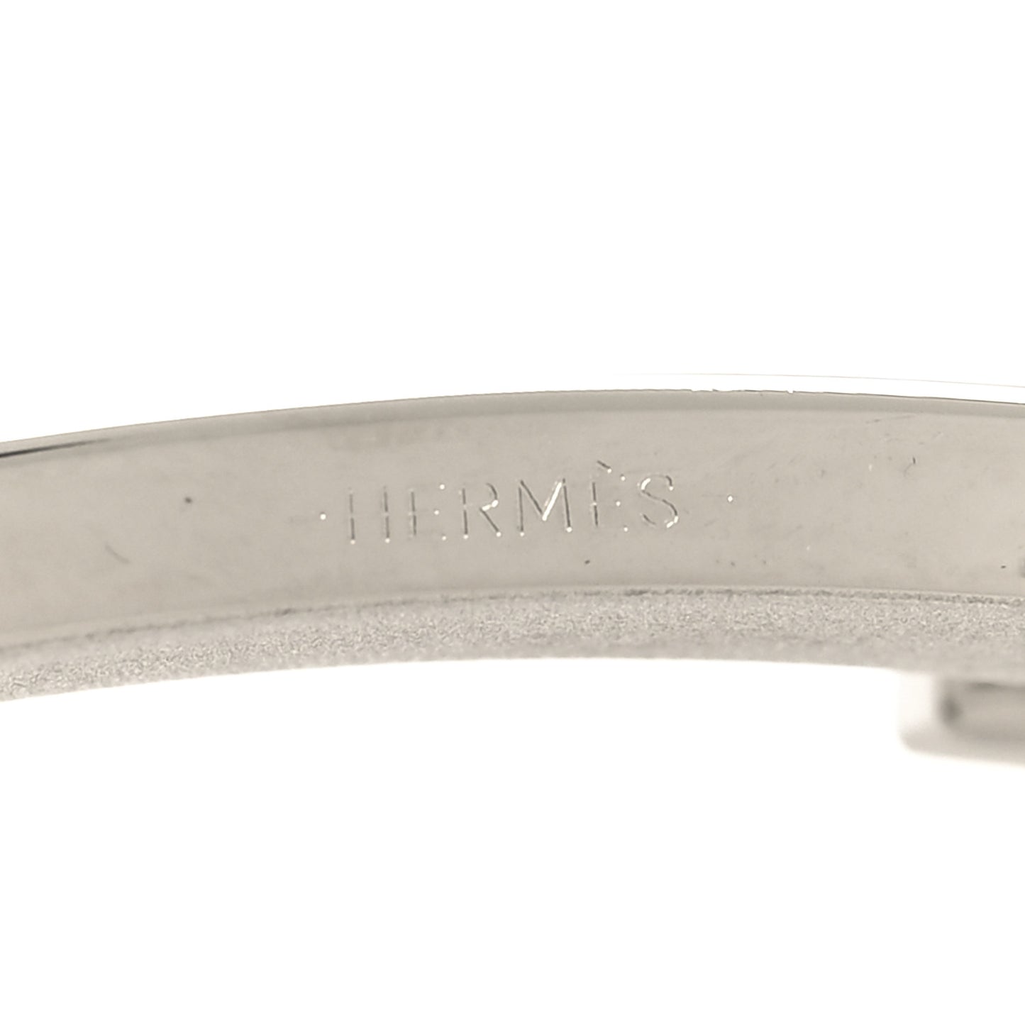 Polished Palladium 32mm H Belt Buckle Silver