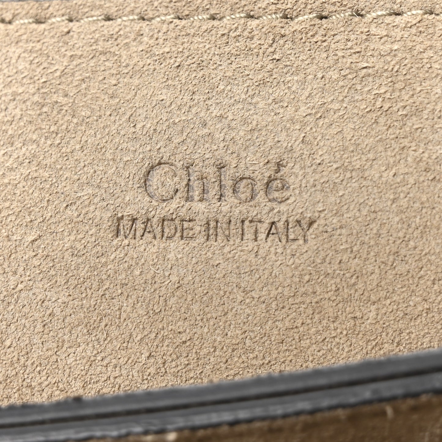 Suede Calfskin Small Faye Shoulder Bag Motty Grey
