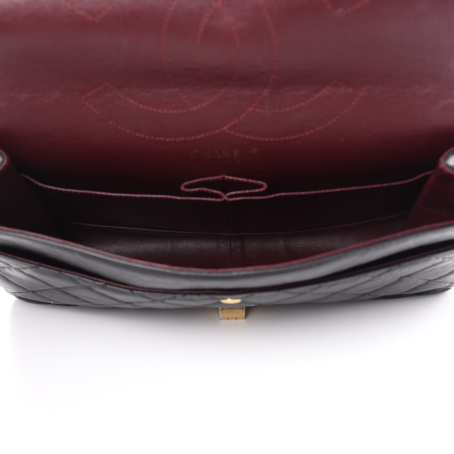 Chanel Aged Calfskin Quilted 2.55 Reissue 227 Flap Black 5 of 12