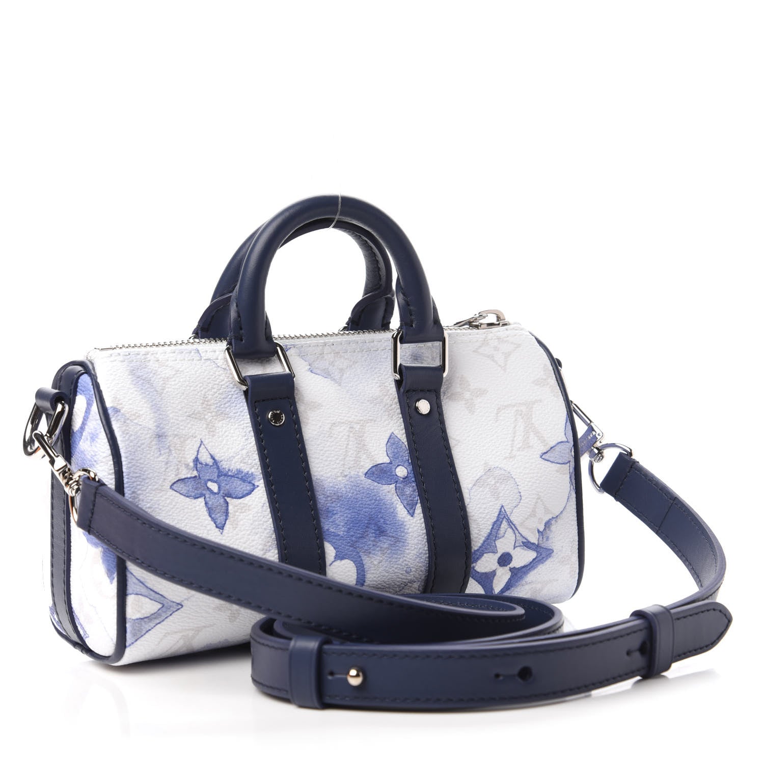 Louis Vuitton Monogram Watercolor Keepall XS Blue 3 of 11