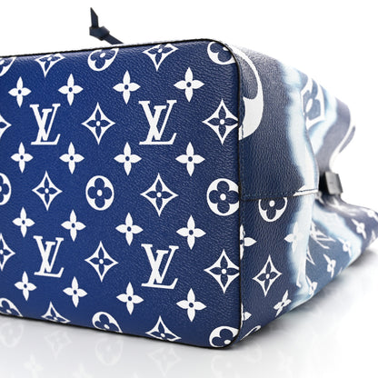 Louis Vuitton Monogram Escale Neonoe MM Blue 10 of 11