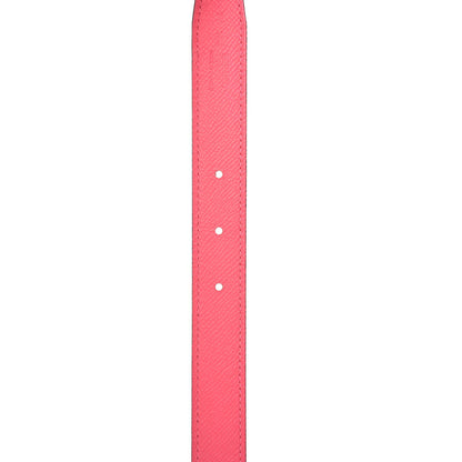Hermes Epsom Swift Lizard 24mm Mini Constance H Belt 75 Orange Poppy Rose Azalee 4 of 5