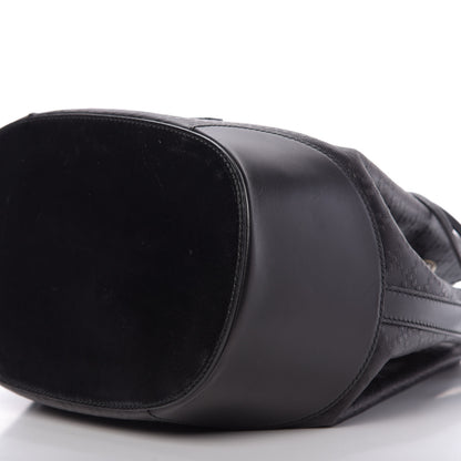 Gucci Bright Diamante Medium Bucket Bag Black 7 of 10