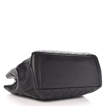 Chanel Caviar Quilted Grand Shopping Tote GST Black 4 of 9