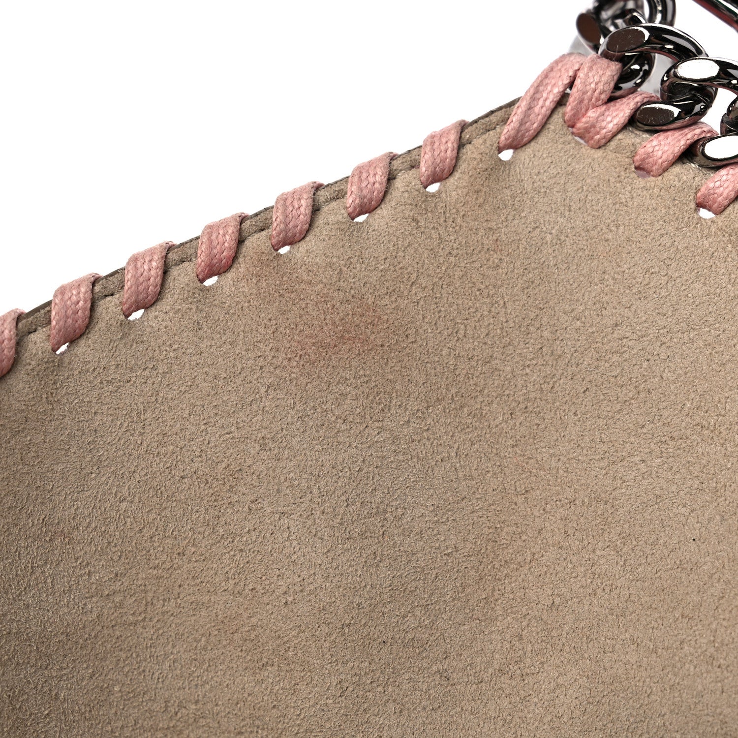 Stella McCartney Shaggy Deer Falabella Reversible Tote Blush Pink Beige 11 of 14