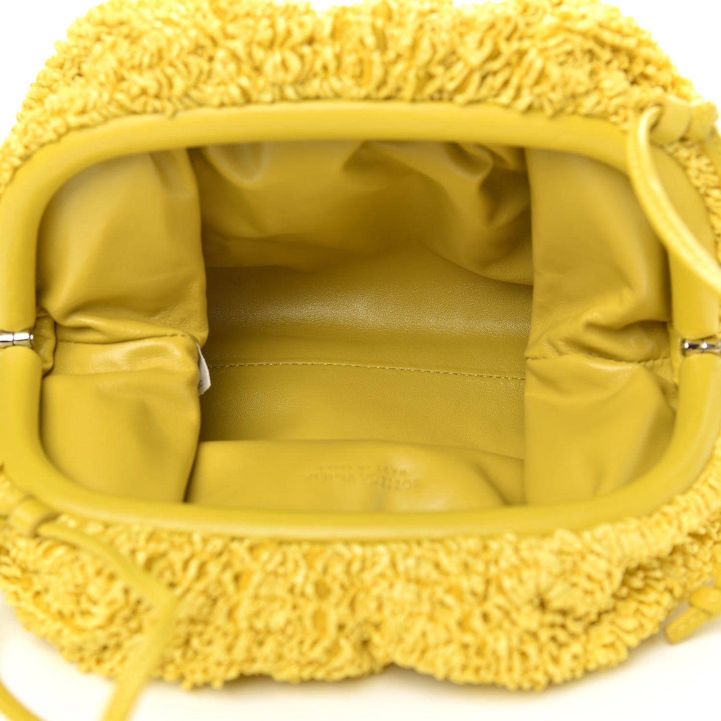 Boucle Curly Raffia The Mini Pouch Mirabelle