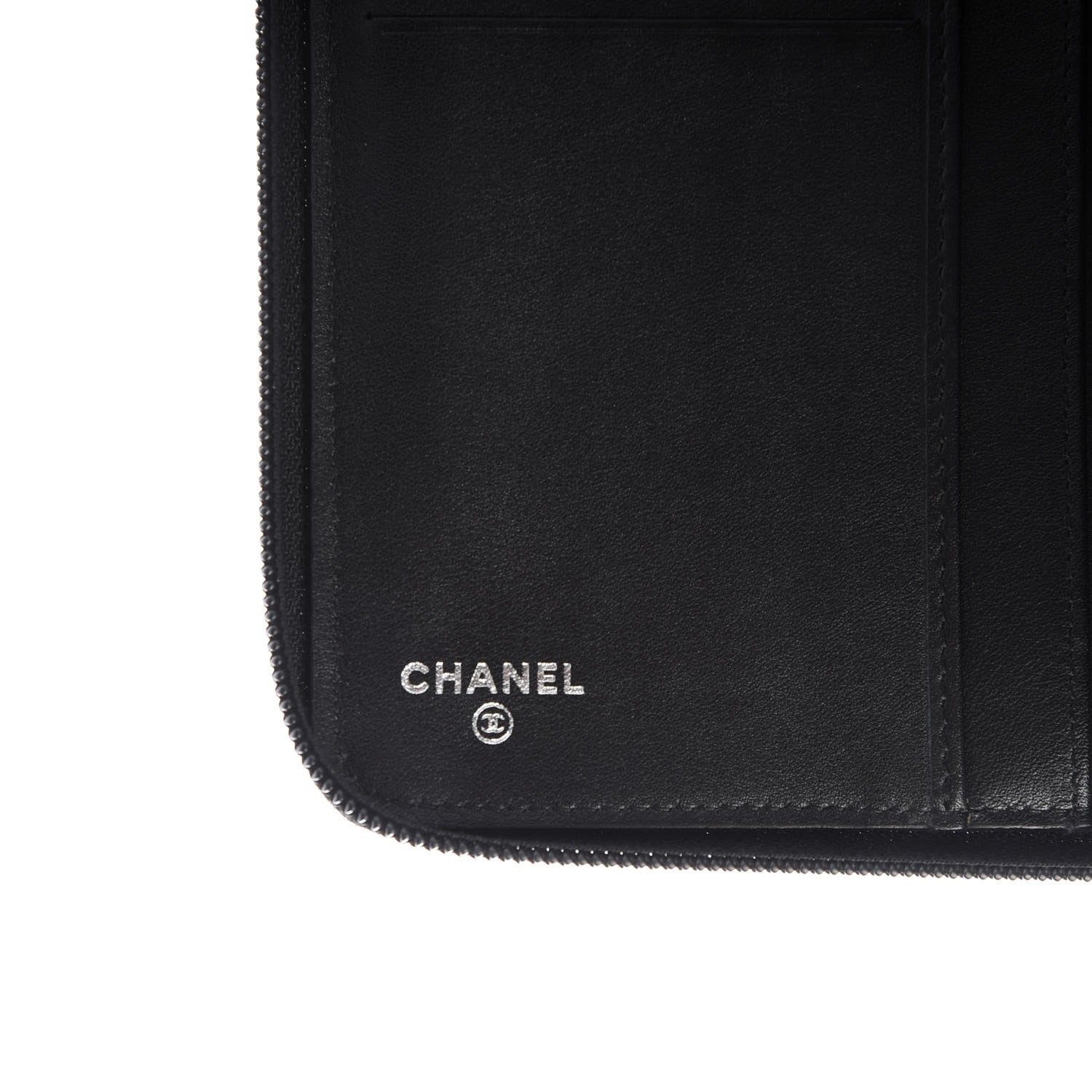 Chanel Caviar Large Timeless CC Zip Around Organizer Wallet Black 8 of 11