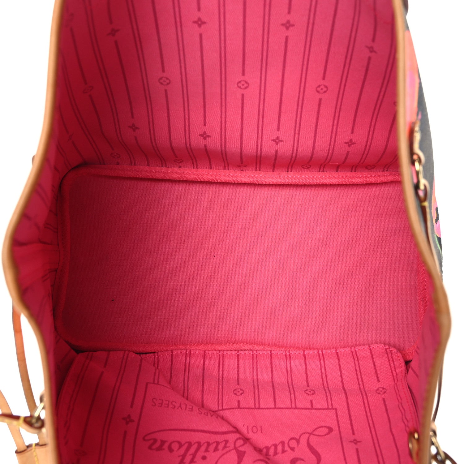 Louis Vuitton Monogram Roses Neverfull MM 5 of 12