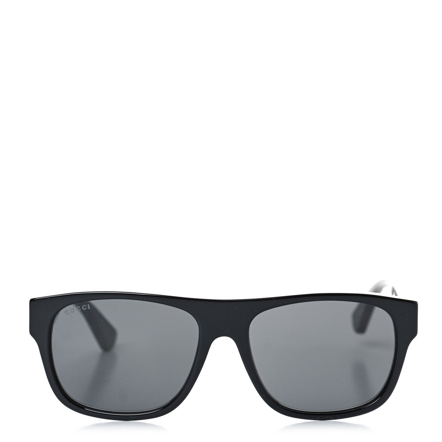 Gucci Acetate Square Frame Web Sunglasses GG0341S Black Black 2 of 7
