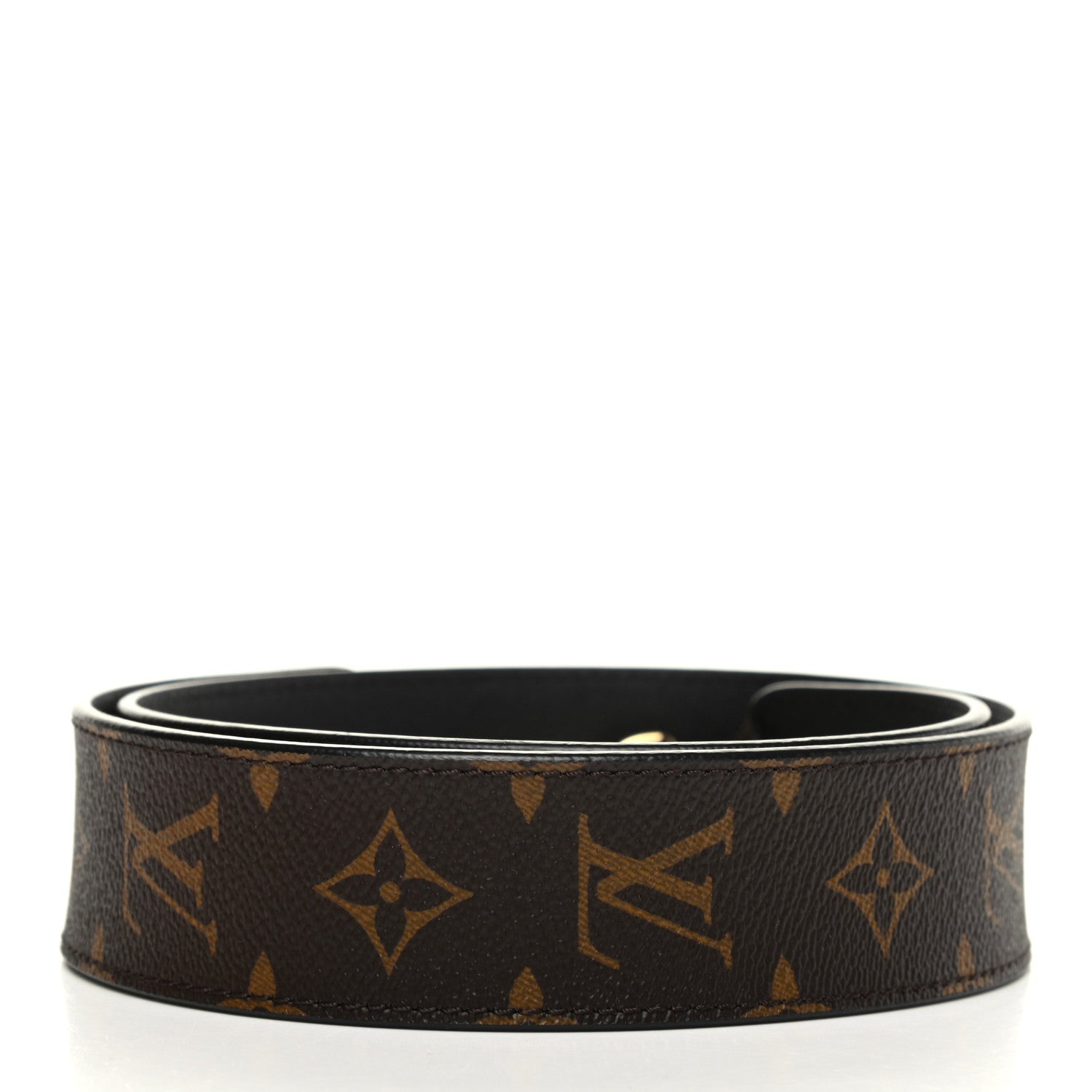 Louis Vuitton Monogram Bandouliere Shoulder Strap Black 2 of 5