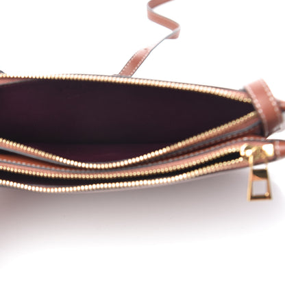 Loewe Calfskin Gate Double Zip Pouch Crossbody Brick 6 of 14