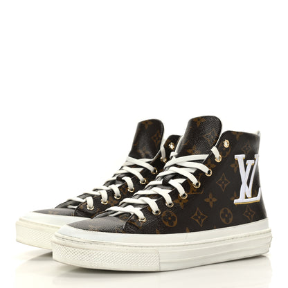 Louis Vuitton Patent Monogram Stellar Sneaker Boots 42 3 of 7