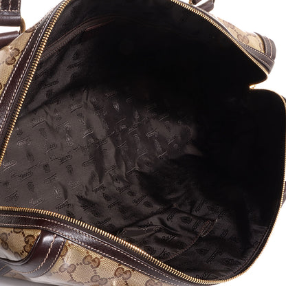 Gucci Crystal Monogram Large Duchessa Boston Dark Brown 5 of 9
