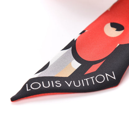 Louis Vuitton Silk Pop Monogram BB Bandeau Red 5 of 5
