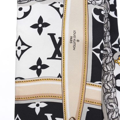 Louis Vuitton Silk Monogram Confidential Bandeau Black 4 of 5