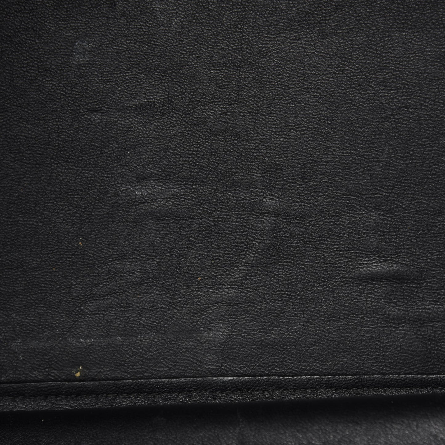 Calfskin Crocodile Embossed Suede Large Trapeze Black
