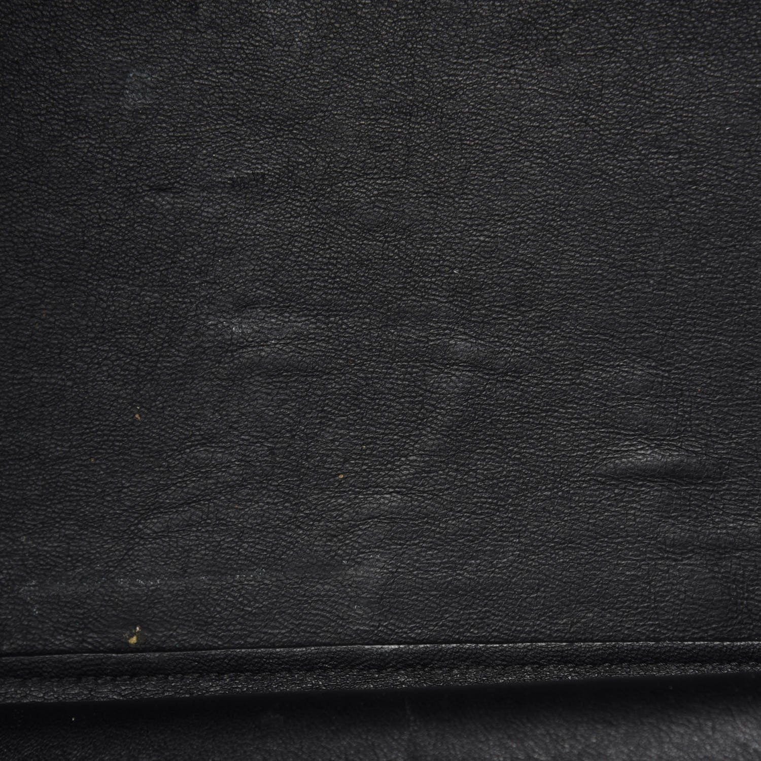 Celine Calfskin Crocodile Embossed Suede Large Trapeze Black 8 of 13