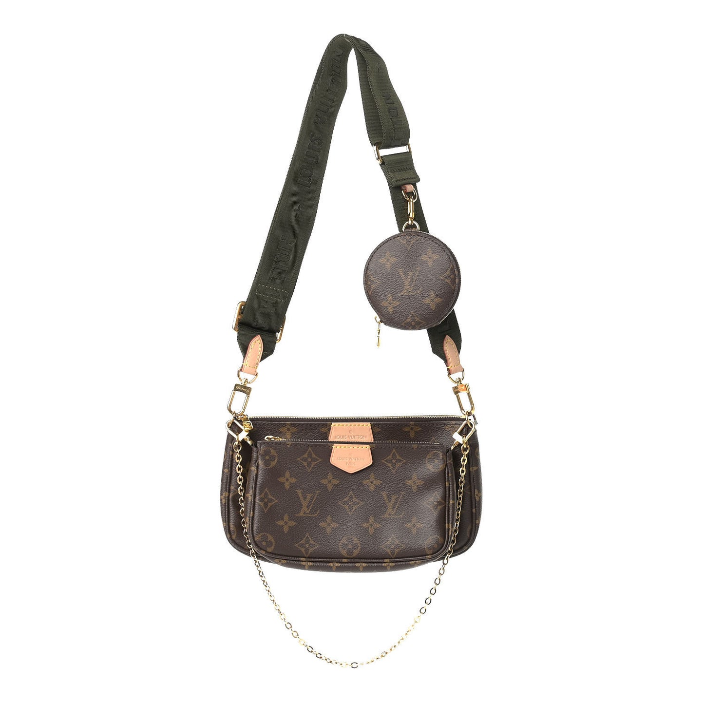 Monogram Multi Pochette Accessories Kaki