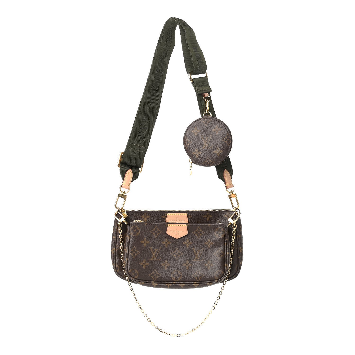 Louis Vuitton Monogram Multi Pochette Accessories Kaki 1 of 12