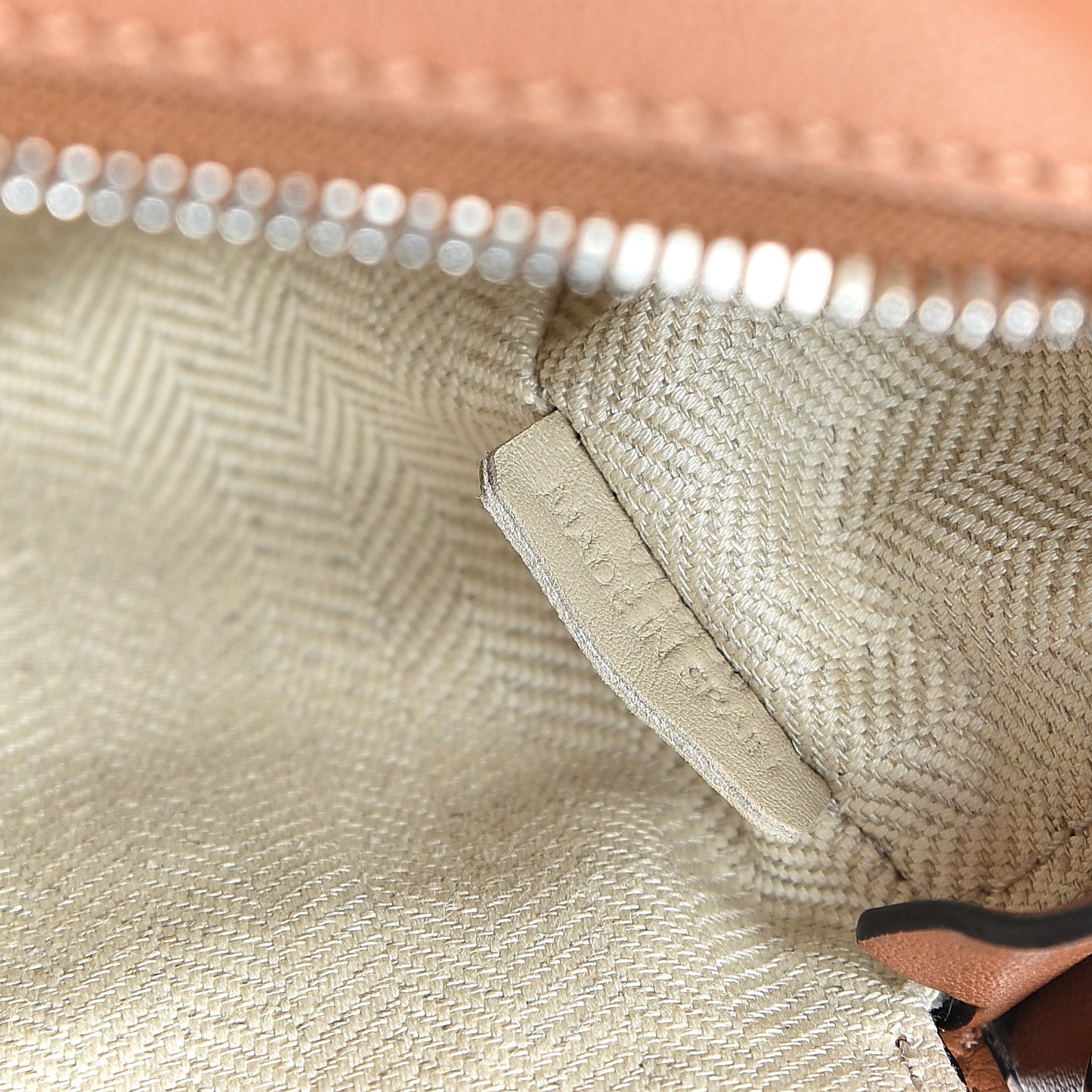 Calfskin Mini Fringe Puzzle Bag Pink Multicolor