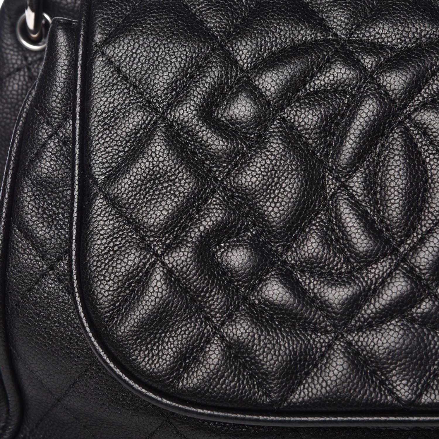 Chanel Caviar Quilted Timeless Accordion Flap Black 9 of 13