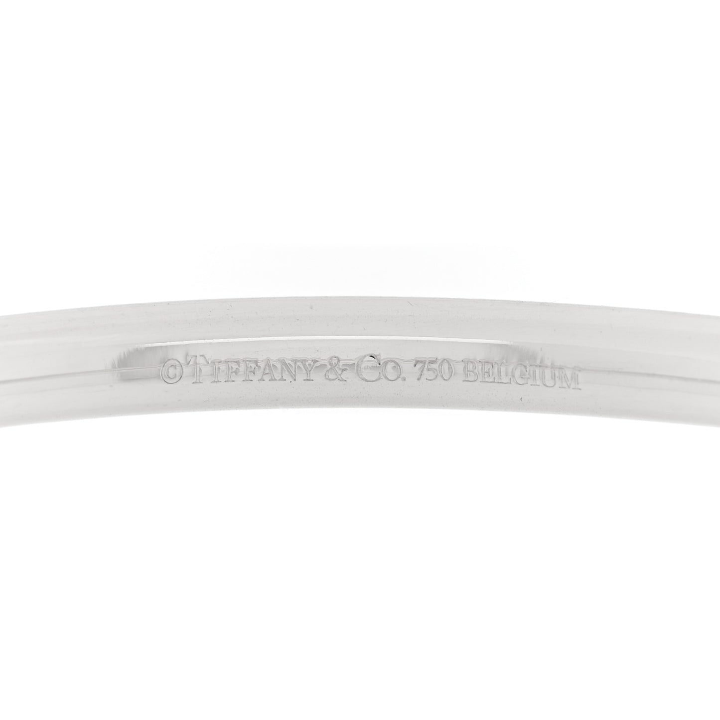 18K White Gold Diamond Metro Three-row Hinged Bangle Bracelet