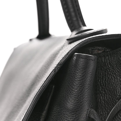 Louis Vuitton Calfskin Lockme MM Black 14 of 14