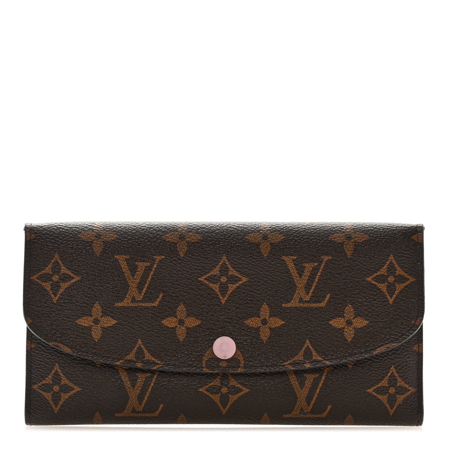 Louis Vuitton Monogram Emilie Wallet Rose Ballerine 1 of 9
