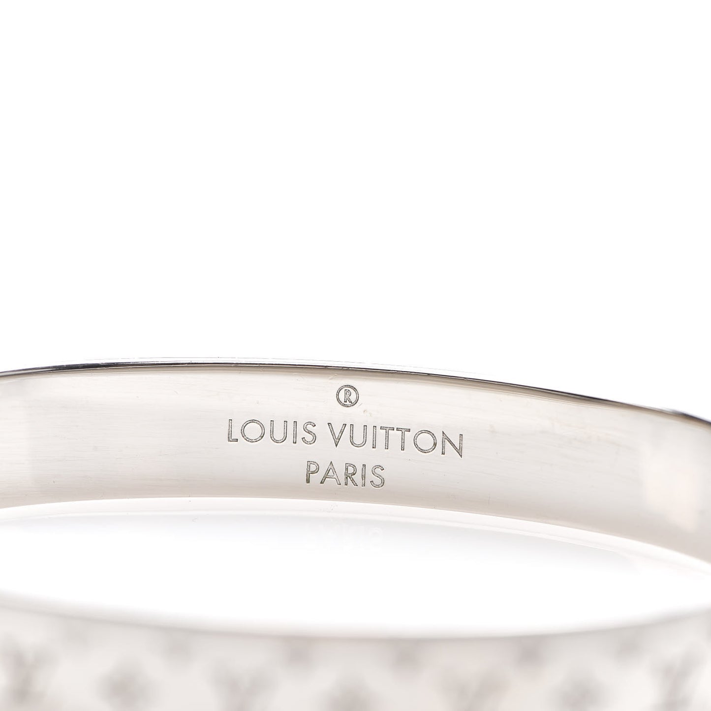Palladium Monogram Nanogram Cuff M