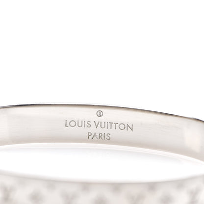 Louis Vuitton Palladium Monogram Nanogram Cuff M 4 of 4