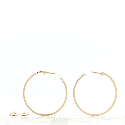 Cartier 18K Yellow Gold Large LOVE Hoop Earrings 3 of 5