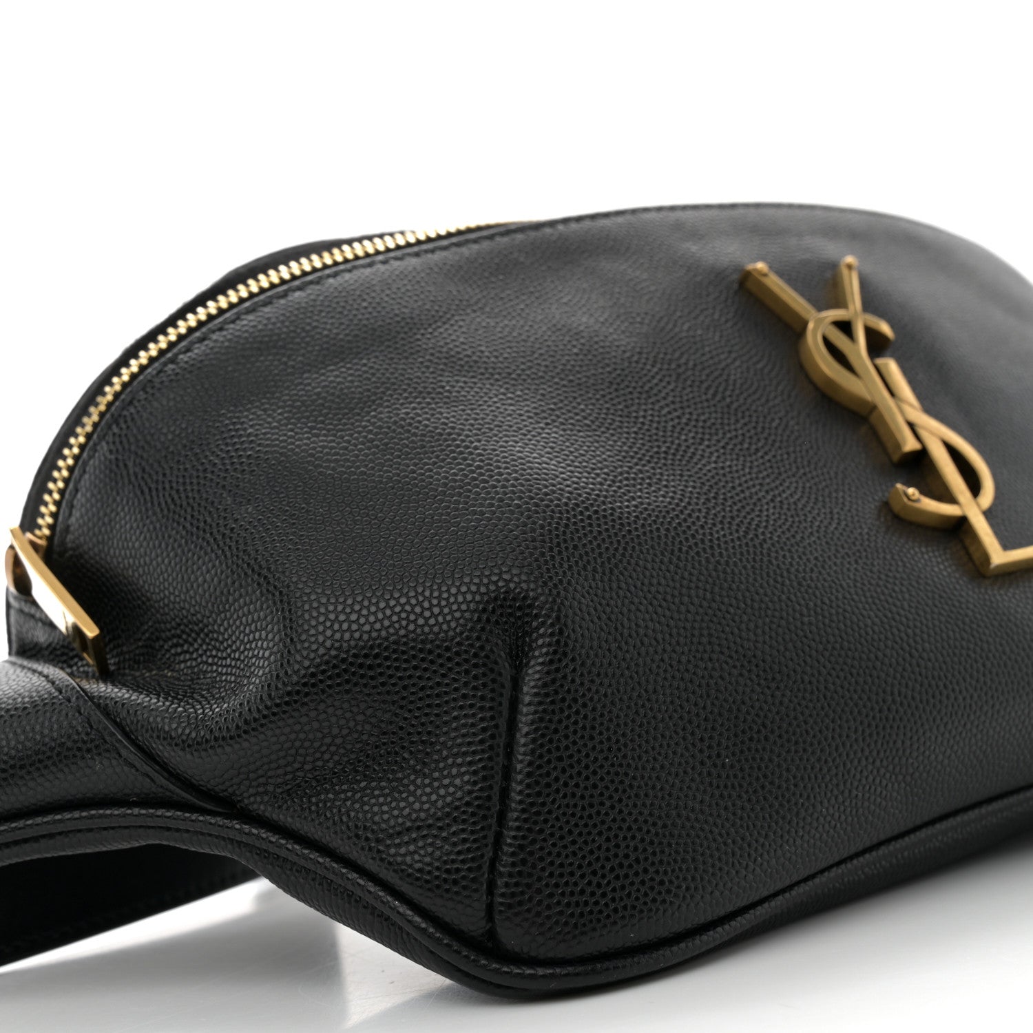 Saint Laurent Grain De Poudre Monogram Belt Bag Black 9 of 11
