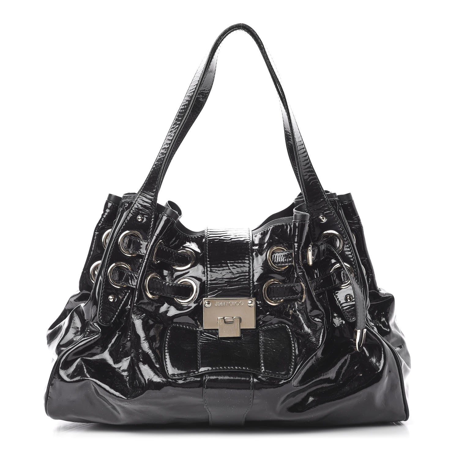 Jimmy Choo Patent Ramona Black 1 of 14