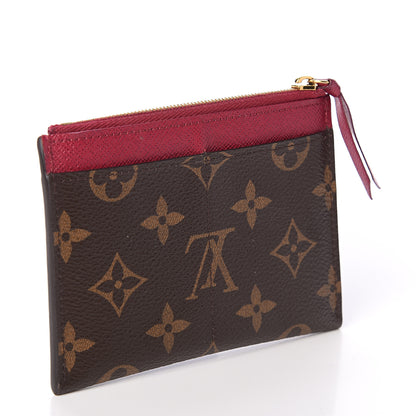 Louis Vuitton Monogram Zipped Card Holder Fuchsia 2 of 5