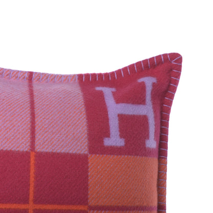 Hermes Wool Cashmere Avalon III Pillow PM Fuchsia Geranium 3 of 5
