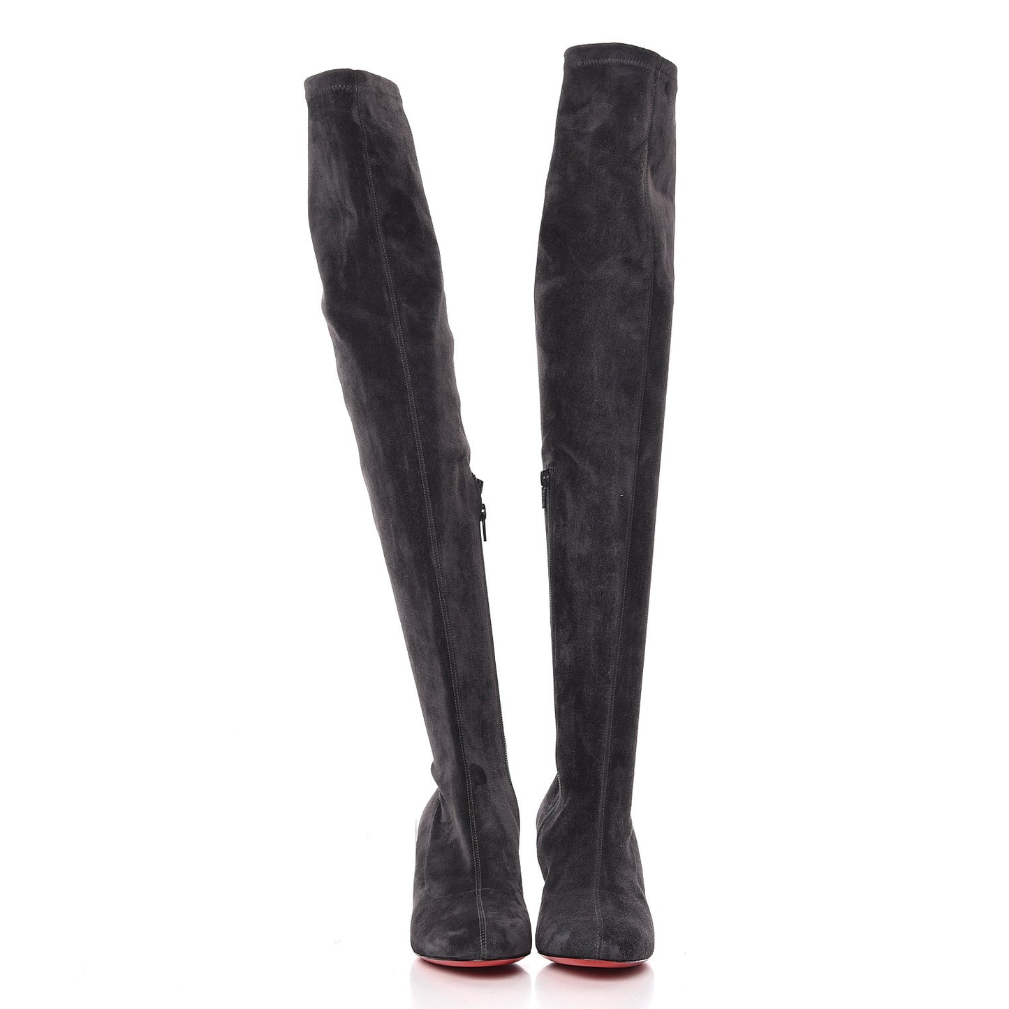 Veau Velours Alta Top 70 Over The Knee Boots 37 Fusian