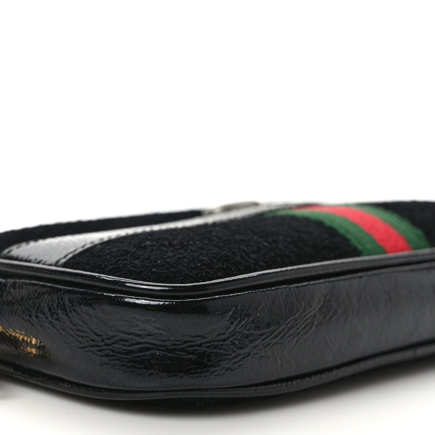 Suede Patent Ophidia Belted iPhone Case 75 30 Black