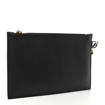 Versace Grained Calfskin La Medusa Pouch Black 2 of 7