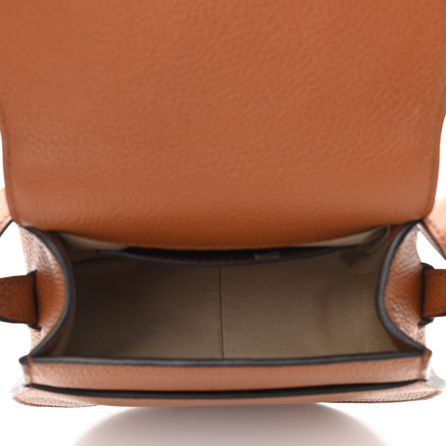 Calfskin Mini Marcie Round Crossbody Bag Tan