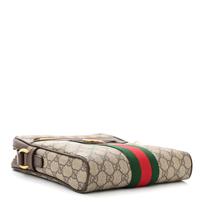 Gucci GG Supreme Monogram Web Small Ophidia Messenger Bag Brown 4 of 11