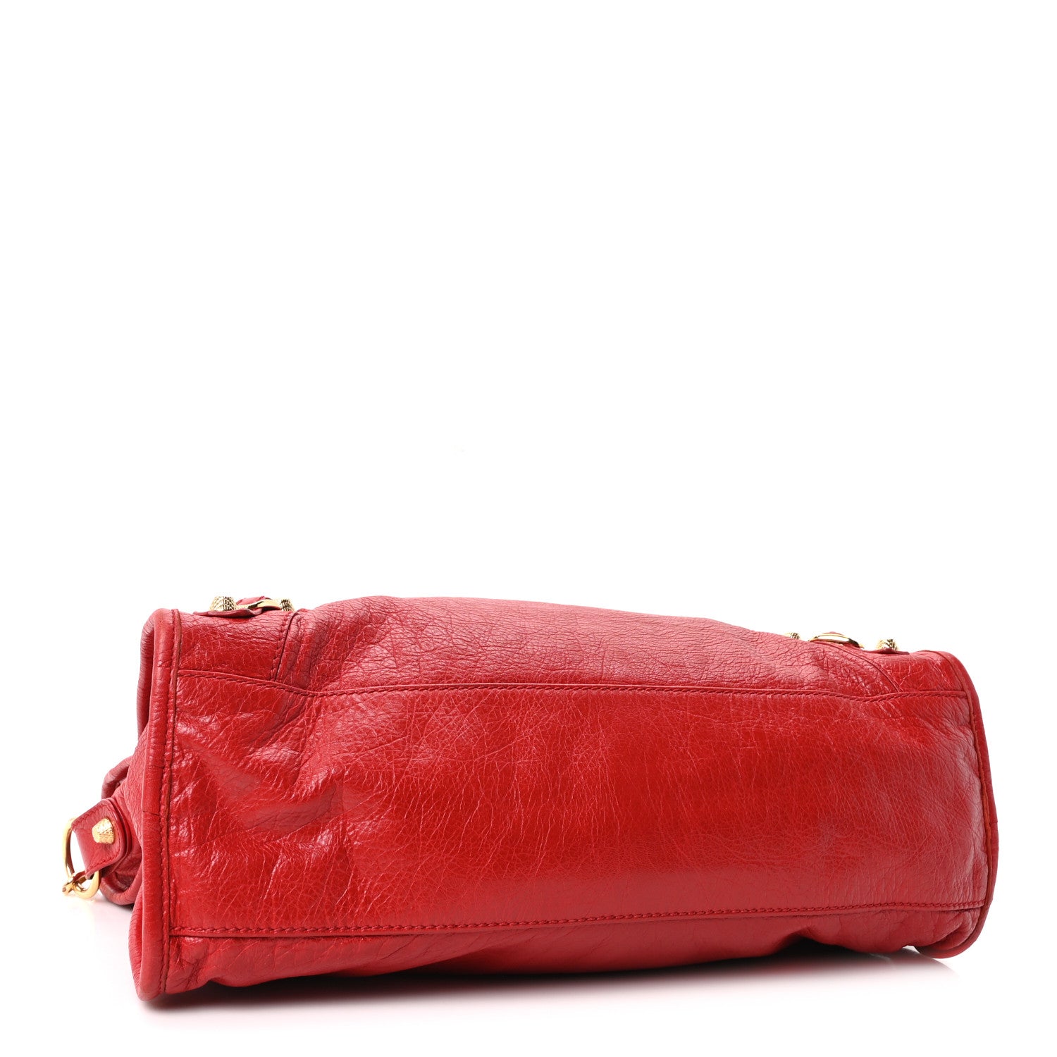 Balenciaga Agneau Giant 12 Gold Hardware City Rouge Lipstick 5 of 11